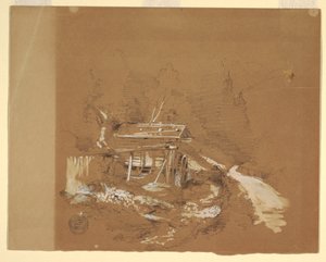 Een molen in de Alpen