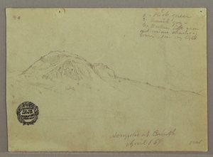 Kale heuvel, Akropolis in Korinthe, Griekenland