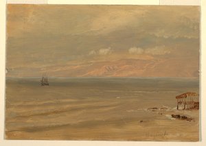 Baai van Beiroet door Frederic Edwin Church