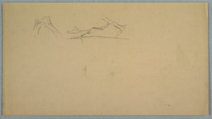 Gebroken boomstammen door Frederic Edwin Church