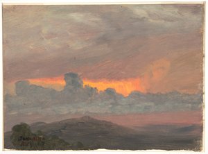 Bewolkte Zonsondergang, Jamaica
