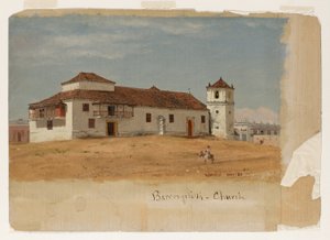 Colombia, Baranquilla Kerk door Frederic Edwin Church