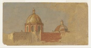 Colombia of Ecuador, kerkdaken door Frederic Edwin Church