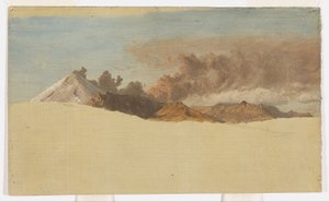 Cotopaxi gezien vanuit Ambato, Ecuador door Frederic Edwin Church