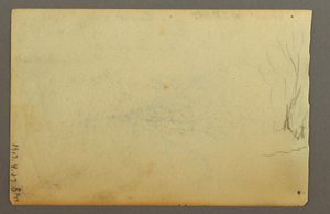 Tekening, Een boom zonder bladeren, februari 1845 door Frederic Edwin Church