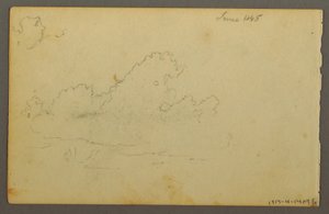 Tekening, Catskill Mountain Huis, 1844 door Frederic Edwin Church