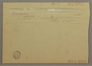 Tekening, Wolkenstudie, 28 juli 1871 door Frederic Edwin Church
