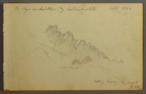 Tekening, Wolkenstudie, 1844 door Frederic Edwin Church