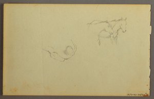 Tekening, Wolkenstudie, 1844