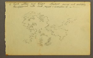 Tekening, Wolkenstudie, 1845 door Frederic Edwin Church