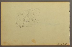 Tekening, Wolken, 1844 door Frederic Edwin Church