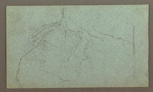 Tekening, watervallen, mogelijk 1868 door Frederic Edwin Church