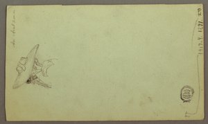 Tekening, Figuurstudies, Zeilboot, Architectuurstudies, mogelijk 1868 door Frederic Edwin Church