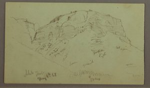 Tekening, Flat Rocky hill, 4 mei 1868