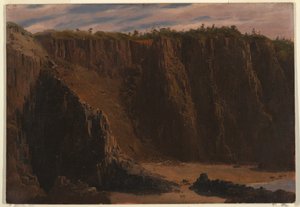 Tekening, Grand Manan Eiland, Canada, augustus-september 1851 door Frederic Edwin Church