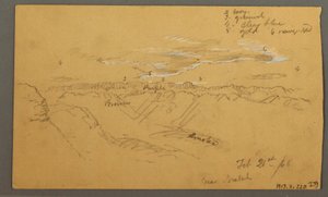 Tekening, Hillside, februari 1869 