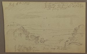 Tekening, Hudson-vallei, 1863
