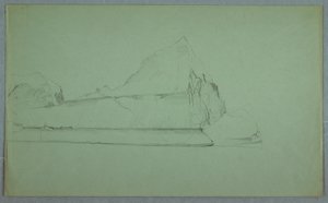 Tekening, juni of juli 1859, juni of juli 1859 door Frederic Edwin Church