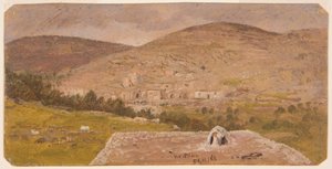 Tekening, Landschap, 1865 door Frederic Edwin Church