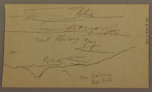 Tekening, Landschap, mei-augustus 1865 door Frederic Edwin Church