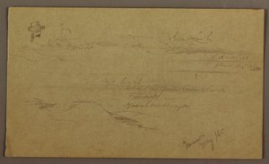 Tekening, Landschap, mei 1865