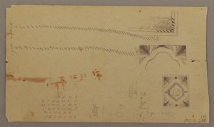 Tekening, Landschapsgezicht vanaf boerderij Galleway Hill, Jamaica, West-Indië, augustus 1865 door Frederic Edwin Church