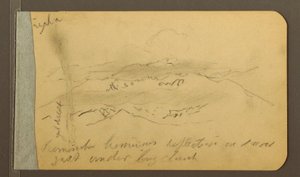 Tekening, Bergflank, 1889