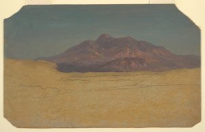 Tekening, Berglandschap, 1868 door Frederic Edwin Church