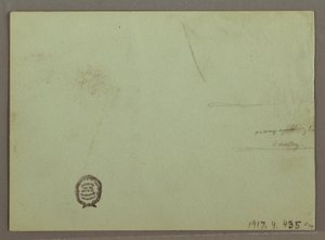 Tekening, Mountainside, april 1869 door Frederic Edwin Church