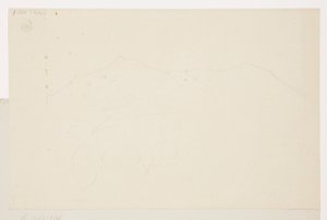 Tekening, Mt. Katahdin, Maine, 1870-78 door Frederic Edwin Church