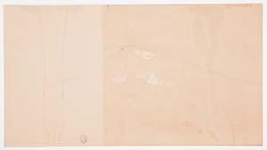 Tekening, Mt. Katahdin vanuit het zuidoosten; Verso: Mt. Katadhin, 1876-78