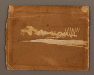Tekening, Niagara watervallen, mogelijk 1856 door Frederic Edwin Church