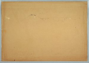 Tekening, Schets van de berg Katahdin, Maine, ca. 1856-60 door Frederic Edwin Church