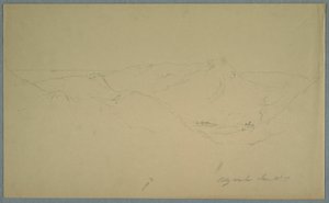 Tekening, Kleine haven, 24 juni 1859 door Frederic Edwin Church