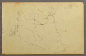 Tekening, Rotsen, 1844