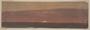 Tekening, Zeegezicht met ijsberg, 1859 door Frederic Edwin Church
