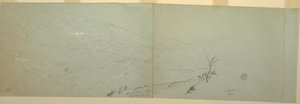 Tekening, Schetsen, Bloxburgh, Jamaica, 1865 door Frederic Edwin Church