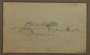 Tekening, Schetsen, Ecuador of Colombia; Verso: Schetsen, Ecuador of Colombia, 1857 door Frederic Edwin Church
