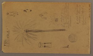 Tekening, Schetsen uit Jamaica, West-Indië, juni 1865 door Frederic Edwin Church