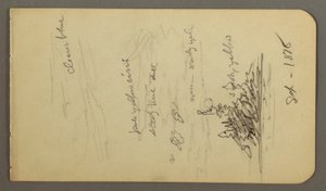 Tekening, Lucht boven Ierland, 1878 door Frederic Edwin Church