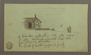 Tekening, Luchtstudie, 1 februari 1869 door Frederic Edwin Church