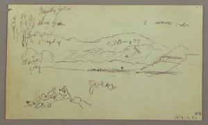 Tekening, Stenen Boog, Stenen Basis, 27 april 1868