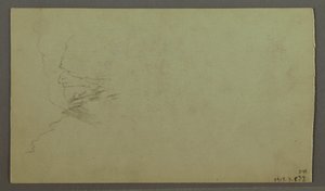 Tekening, Top Rising above Clouds, Narrow Valley, mogelijk 1868 door Frederic Edwin Church