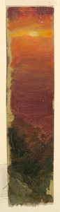 Tekening, Zonsondergang, 1868 door Frederic Edwin Church