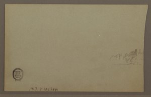Tekening, Zonsondergang, mogelijk jaren 1860 door Frederic Edwin Church