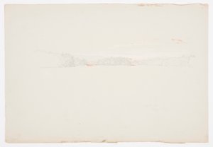 Tekening, Upper Tongue Lake, 1 oktober 1879 door Frederic Edwin Church