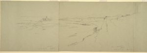 Tekening, Uitzicht vanaf de Akropolis, 1869 door Frederic Edwin Church