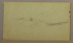 Tekening, Golven, mogelijk 1860 door Frederic Edwin Church