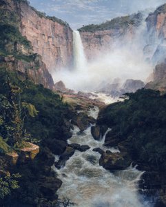 Frederic Edwin Church - De val van Tequendama bij Bogota, Nieuw-Granada door Frederic Edwin Church
