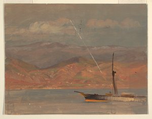 Italiaanse Kust, bij Straat van Messina door Frederic Edwin Church